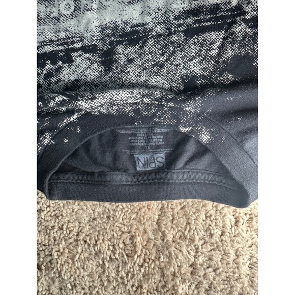 Spin Magazine Nirvana Kurt Cobain The Early Days Graphic TShirt Black XL Grunge - Picture 4 of 8